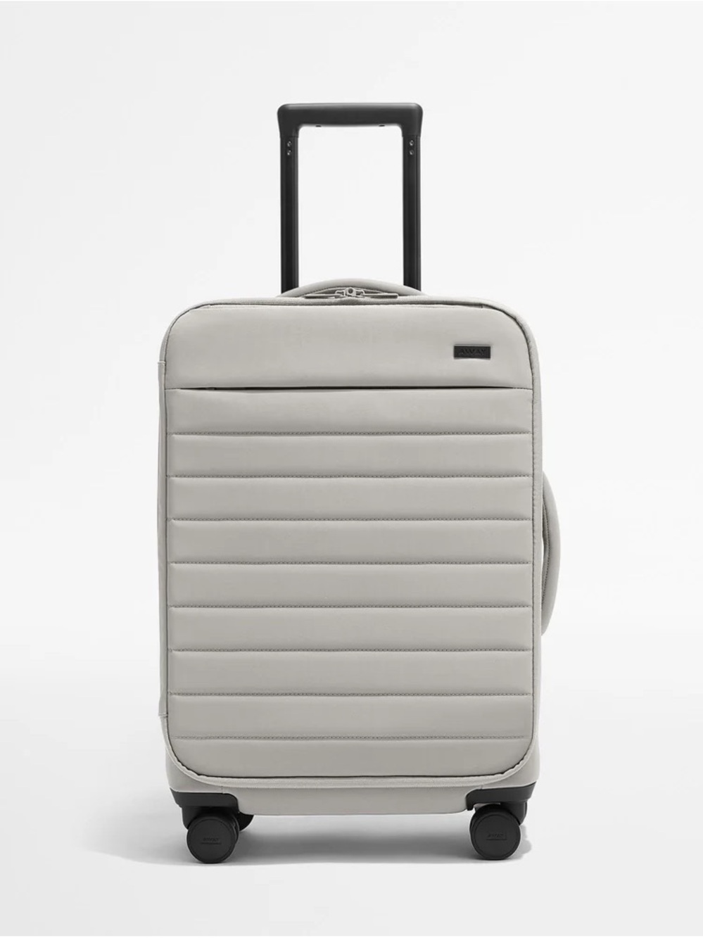 Away Light Gray Softside Bigger Carry-On Luggage Bag